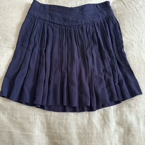 Comptoir Des Cotonniers Blue Skater Mini Skirt
